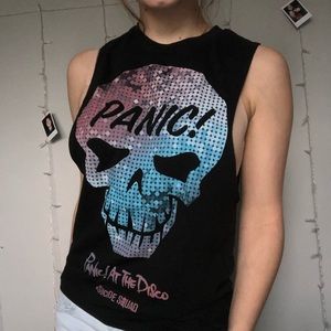 Panic! At The Disco muscle tee suicide squad